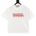Gucci Interlocking Double G Print Short-Sleeve Top