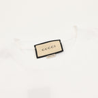 Gucci Blue and Red Stripe Short-Sleeve T-Shirt with Interlocking Logo Print