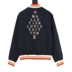LOUIS VUITTON LV Overlapping Lettering Embroidery Baseball Jacket