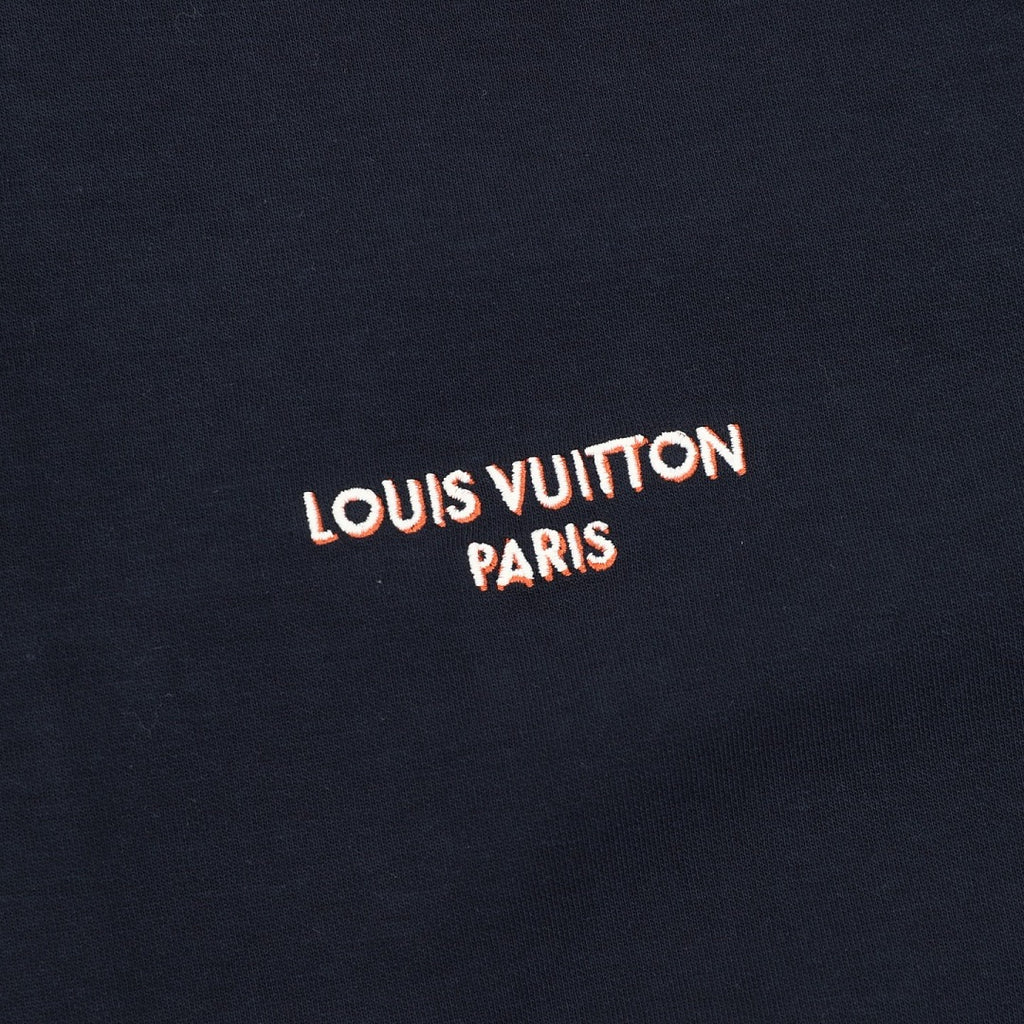 LOUIS VUITTON LV Overlapping Lettering Embroidery Baseball Jacket