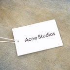 Acne Studios Rhinestone-Embellished Mud-Wash Denim Trousers