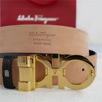 Ferragamo Gancini Belt – Calfskin Leather | Classic