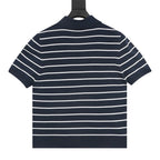 PRADA Stripe Polo Shirt | 2026 New Collection