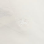 Burberry White Check-Trim Long-Sleeve Polo Shirt