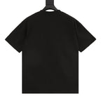 Gucci Double-Image Letter Embroidery Short-Sleeve Top