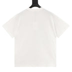 Gucci Double-Image Letter Embroidery Short-Sleeve Top