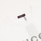 Gucci Double-Image Letter Embroidery Short-Sleeve Top