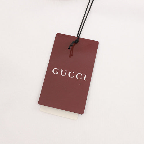 Gucci Double-Image Letter Embroidery Short-Sleeve Top