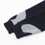 LOEWE Black and Grey Anagram Crewneck Sweater