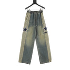 AMIRI Five-Star Embroidered Jeans
