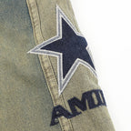 AMIRI Five-Star Embroidered Jeans