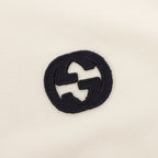 Gucci Short-Sleeve Polo with Embroidered Double G Emblem on the Chest