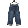 Louis Vuitton Distressed Patchwork Denim Trousers