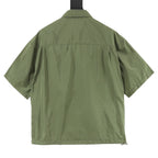 PRADA Nylon Zip-Front Utility Shirt Jacket | 2026 New Collection