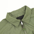 PRADA Nylon Zip-Front Utility Shirt Jacket | 2026 New Collection
