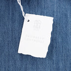 Brunello Cucinelli Drawstring Herringbone Linen Trousers