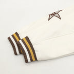 FENDI FF Logo Letter Embroidery Patchwork Baseball Jacket