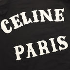 CELINE Letter-Print Padded Baseball Jacket