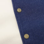 THOM BROWNE Four-Bar Patchwork Baseball Jacket