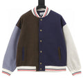 THOM BROWNE Two-Tone Colorblock Baseball Jacket