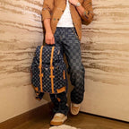 Louis Vuitton Damier-Pattern Denim Skate Trousers