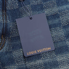 Louis Vuitton Damier-Pattern Denim Skate Trousers