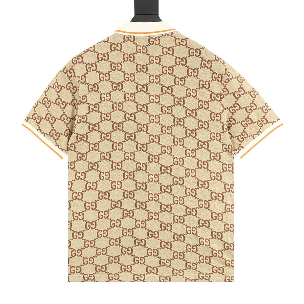 Gucci Double G All-Over Logo Jacquard T-Shirt
