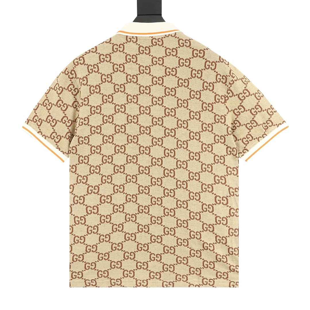 Gucci Double G All-Over Logo Jacquard T-Shirt
