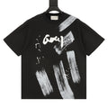 Gucci Ink-Brush Stroke Graffiti Lettering Short-Sleeve T-Shirt