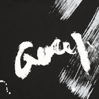 Gucci Ink-Brush Stroke Graffiti Lettering Short-Sleeve T-Shirt
