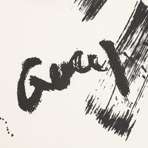 Gucci Ink-Brush Stroke Graffiti Lettering Short-Sleeve T-Shirt