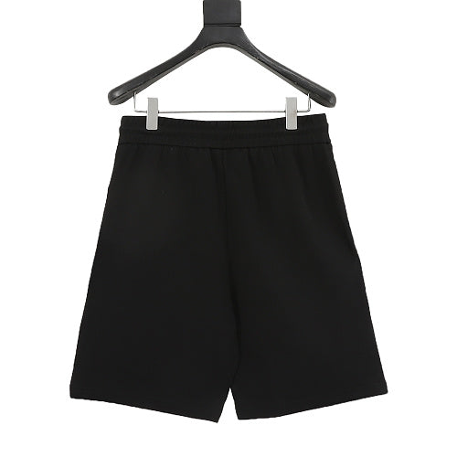 Prada Stripe-Panel Triangle Logo  Shorts