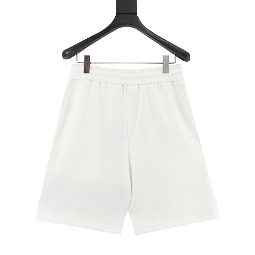 Prada Stripe-Panel Triangle Logo  Shorts