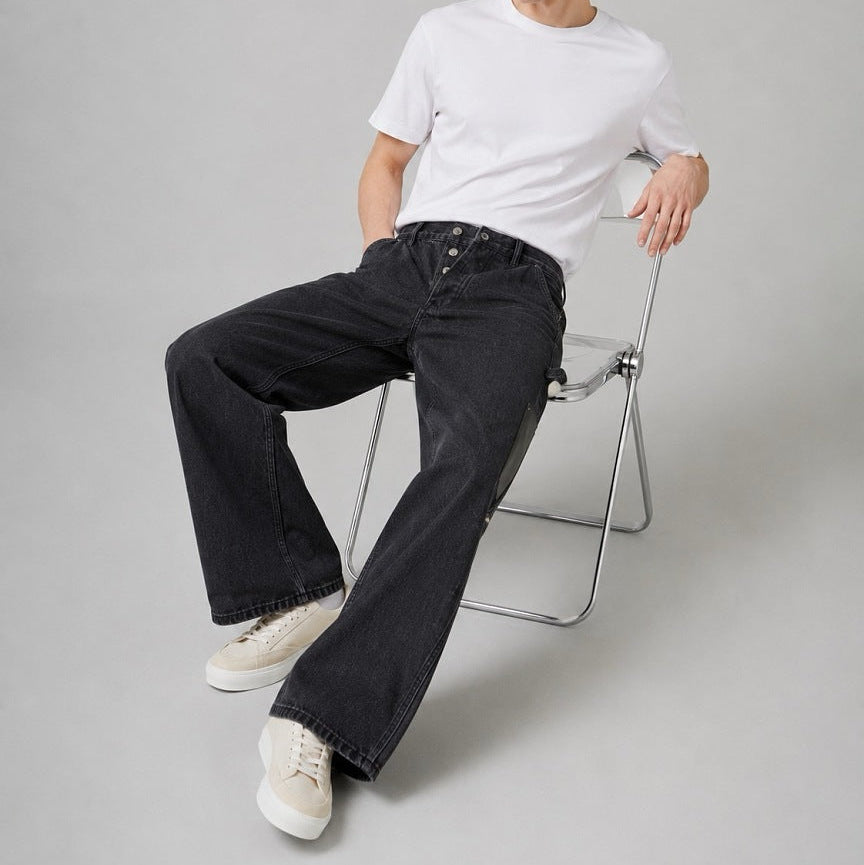 Loewe Embroidered Denim Trousers