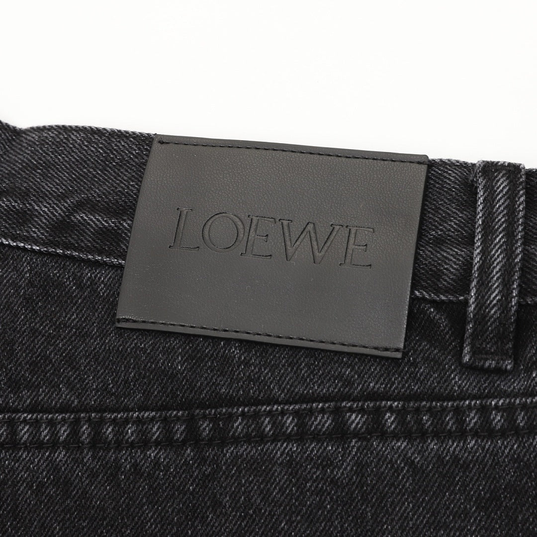 Loewe Embroidered Denim Trousers