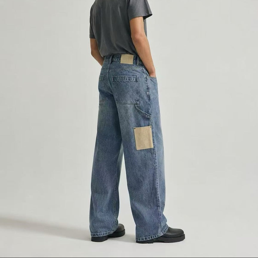 Loewe Embroidered Denim Trousers