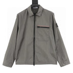 Stone Island Nylon Meta Long-Sleeve Zip Chest-Strap Jacket