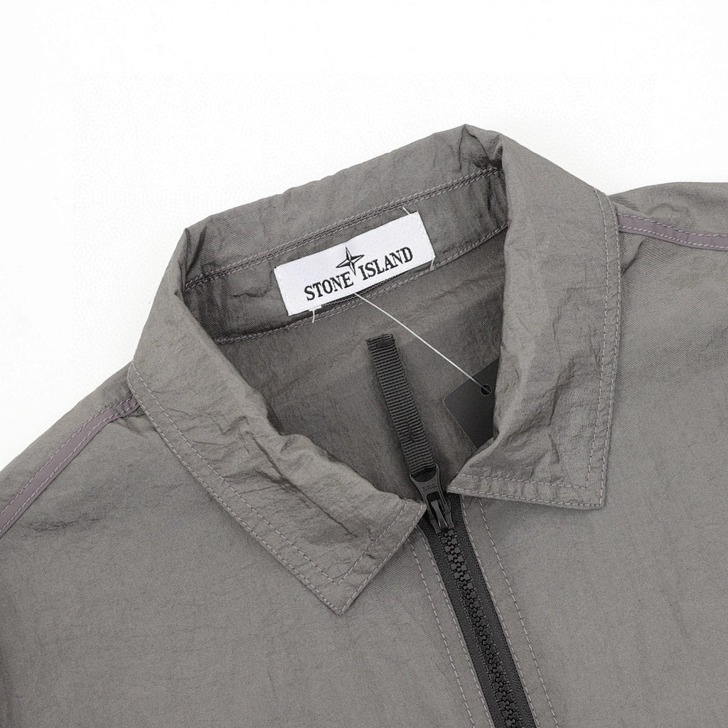 Stone Island Nylon Meta Long-Sleeve Zip Chest-Strap Jacket