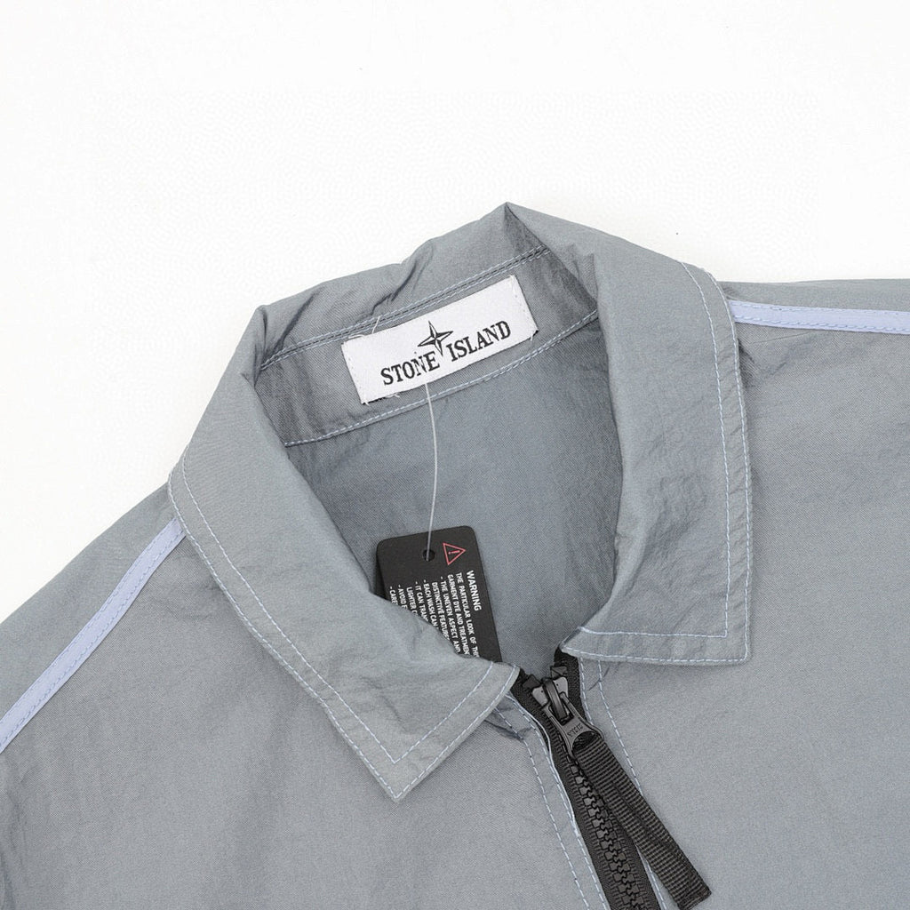 Stone Island Nylon Meta Long-Sleeve Zip Chest-Strap Jacket
