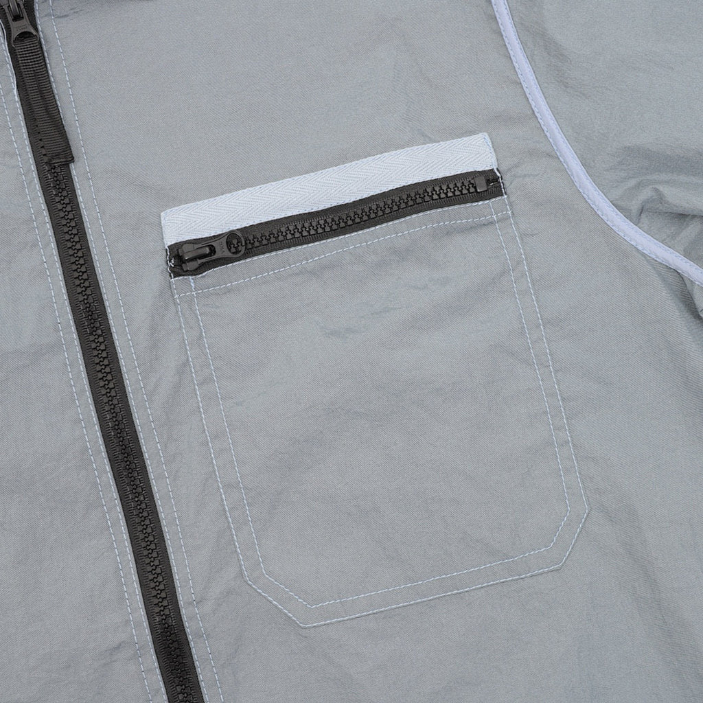 Stone Island Nylon Meta Long-Sleeve Zip Chest-Strap Jacket