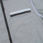 Stone Island Nylon Meta Long-Sleeve Zip Chest-Strap Jacket