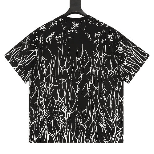 GUCCI 2026 New Arrival: All-Over Digital Print Twig Motif T-Shirt