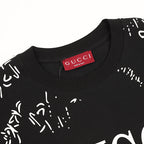 GUCCI 2026 New Arrival: All-Over Digital Print Twig Motif T-Shirt