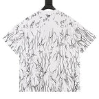GUCCI 2026 New Arrival: All-Over Digital Print Twig Motif T-Shirt