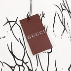 GUCCI 2026 New Arrival: All-Over Digital Print Twig Motif T-Shirt