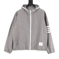 Thom Browne Two-Tone Four-Bar Stripe Sun Protection Jacket