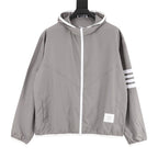 Thom Browne Two-Tone Four-Bar Stripe Sun Protection Jacket
