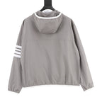 Thom Browne Two-Tone Four-Bar Stripe Sun Protection Jacket