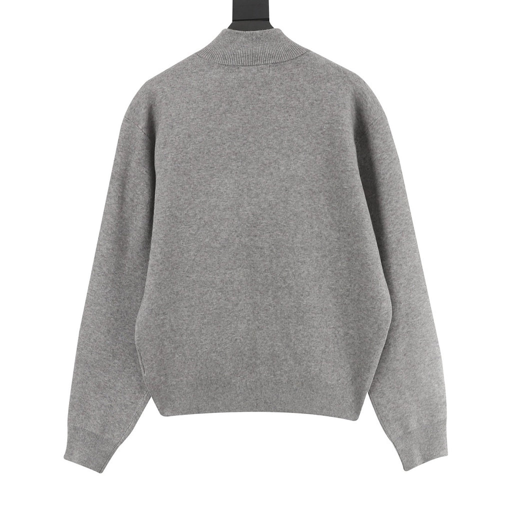 Miu Miu Half-Zip Knit Sweater