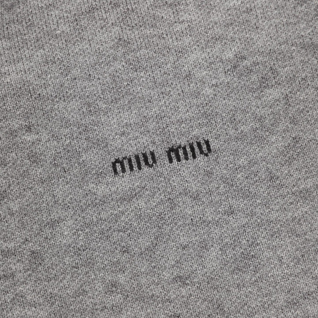 Miu Miu Half-Zip Knit Sweater